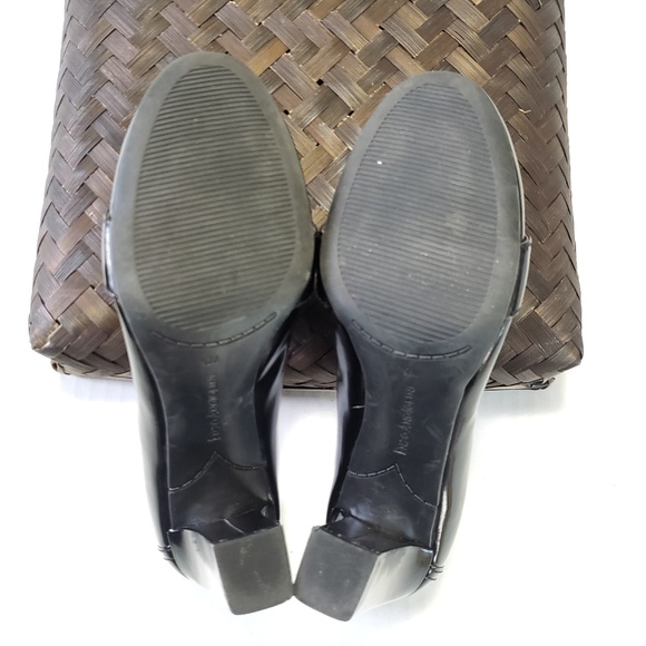 5.5 Enzo Angiolini Leather Heel Loafer Classic - Picture 6 of 8